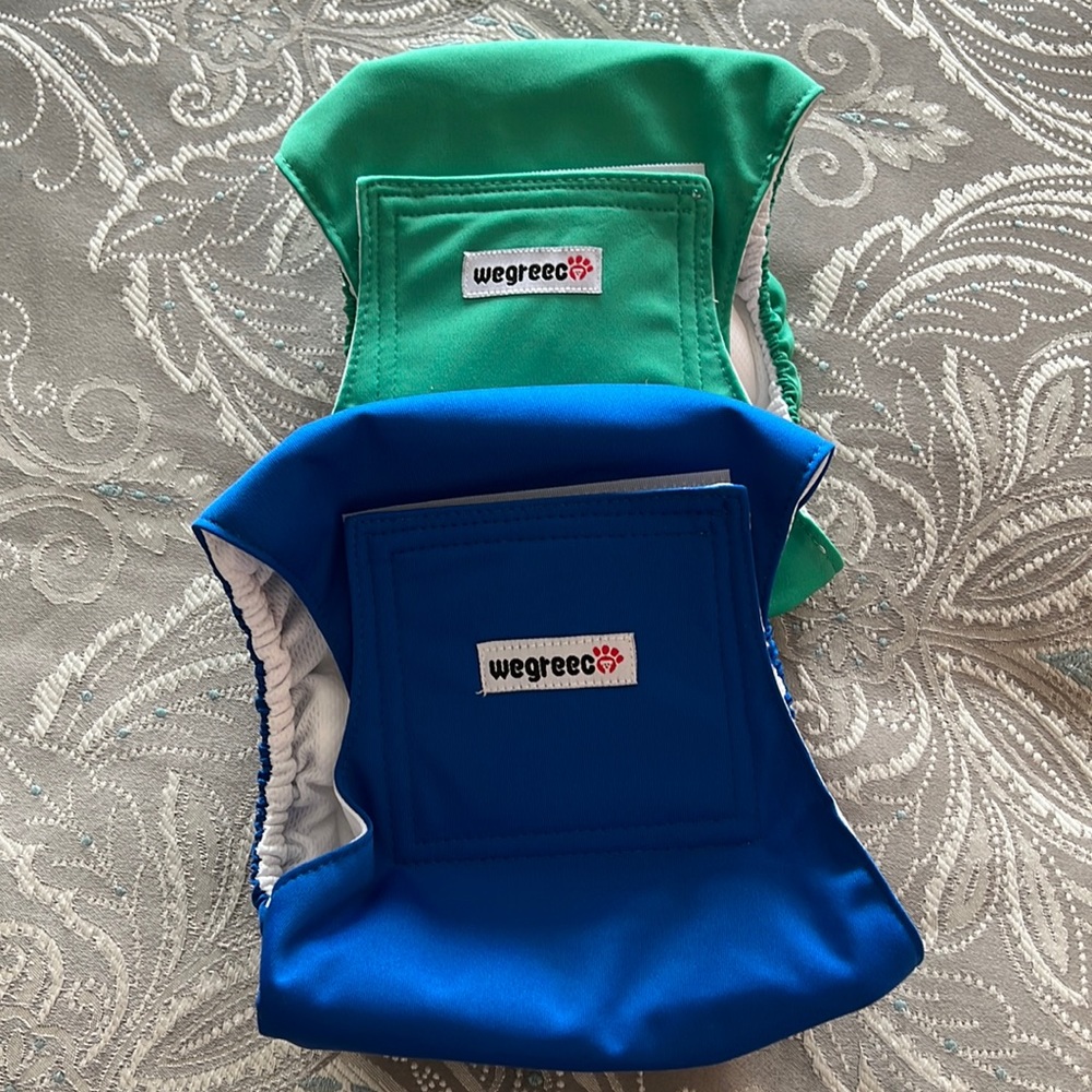 3 items for $15 / Wegreeco MED Washable Reusable Male Dog Belly Band Wrap NWOT